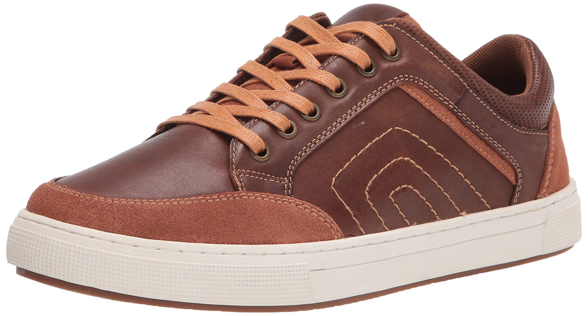 Propét Mens Kellen Skate Shoe, Tan, 11 XX-Wide US