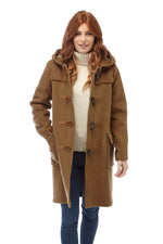 Montgomery Original Womens Duffle Coat - Camel Size 8
