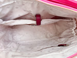 KATE SPADE Chelsea Medium Top Zip Satchel Crossbody Nylon Pink Dahli Multi