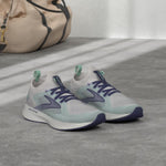 Brooks Women’s Levitate StealthFit 5 Neutral Running Shoe - White/Navy Blue/Yucca - 10