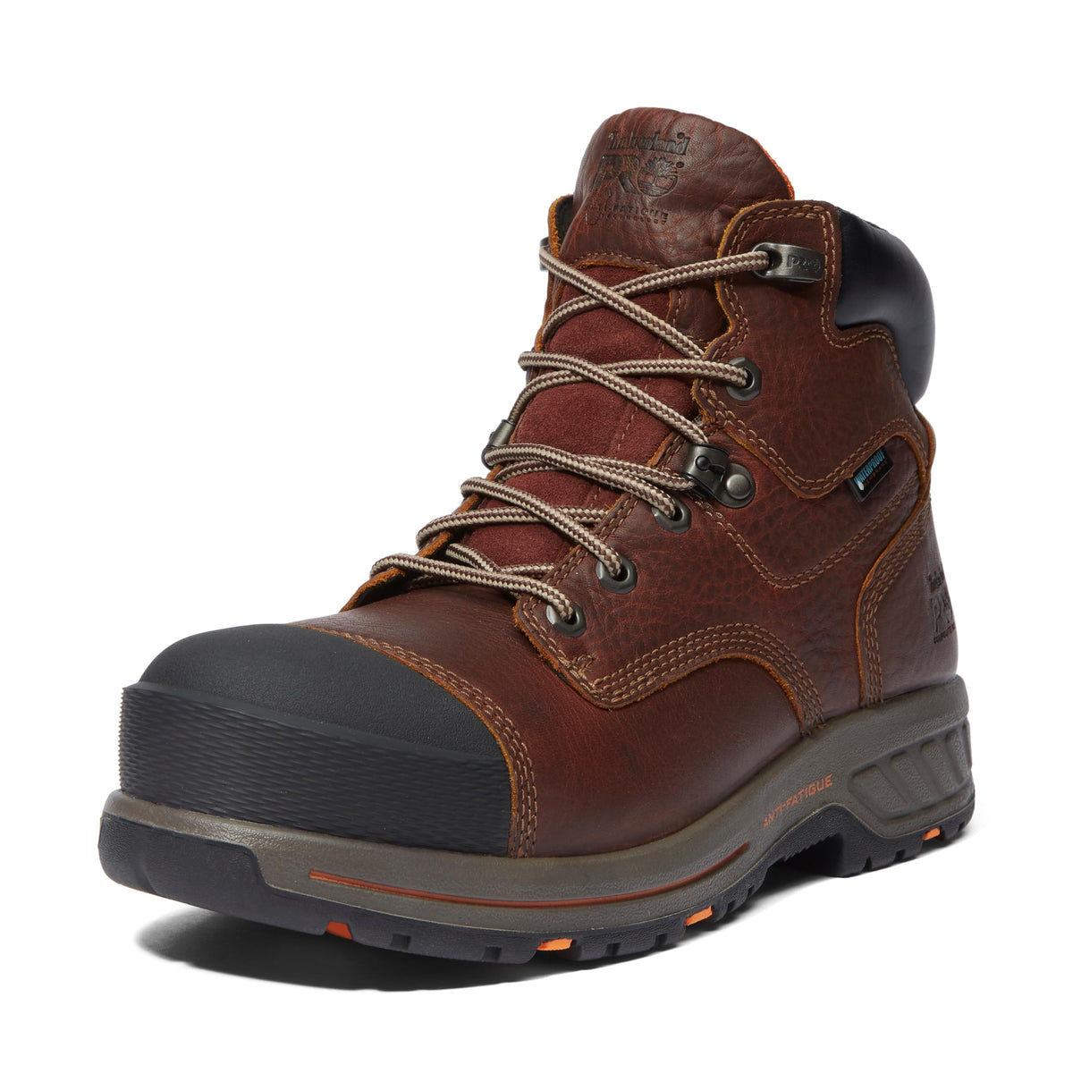 Timberland PRO Men's Helix HD 6 Inch Composite Safety Toe Waterproof Industrial Work Boot, Tempest Brown-2024 New, 13 Wide