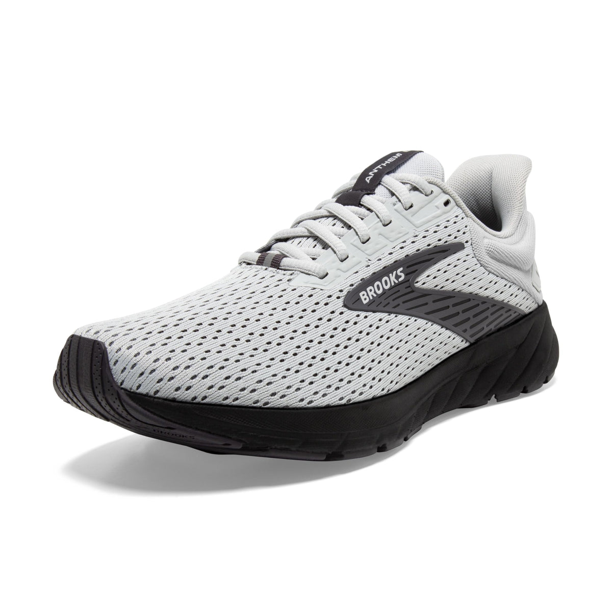 Brooks Men’s Anthem 6 Neutral Running Shoe - Grey/Blackened Pearl/Grey - 13 Medium