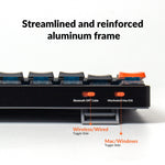 Keychron K5 SE Ultra-Slim Wireless Bluetooth/Wired USB Mechanical Keyboard with Low-Profile Gateron Brown Switch, Full Size Layout 104 Keys RGB Backlight Computer Keyboard for Mac and Windows