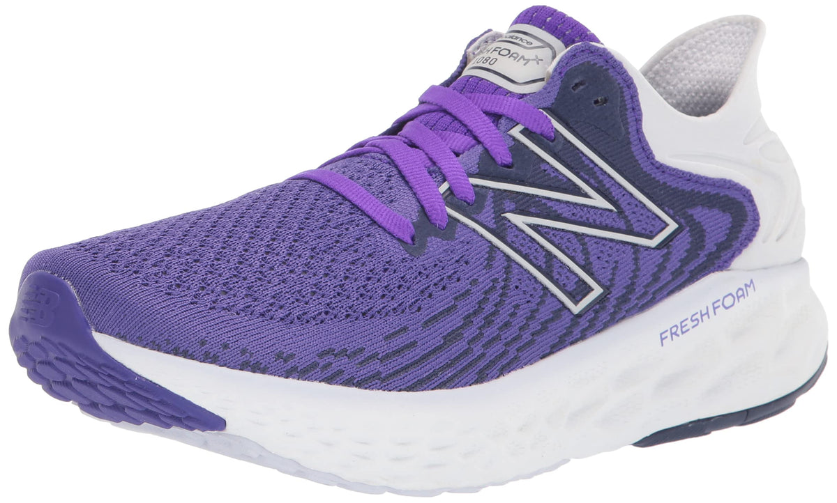 New Balance Women's Fresh Foam 1080 V11 Running Shoe 6 Deep Violet/Silent Grey