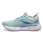 Brooks Women’s Glycerin StealthFit GTS 20 Supportive Running Shoe - Blue Glass/Marina/Open Air - 11 Medium