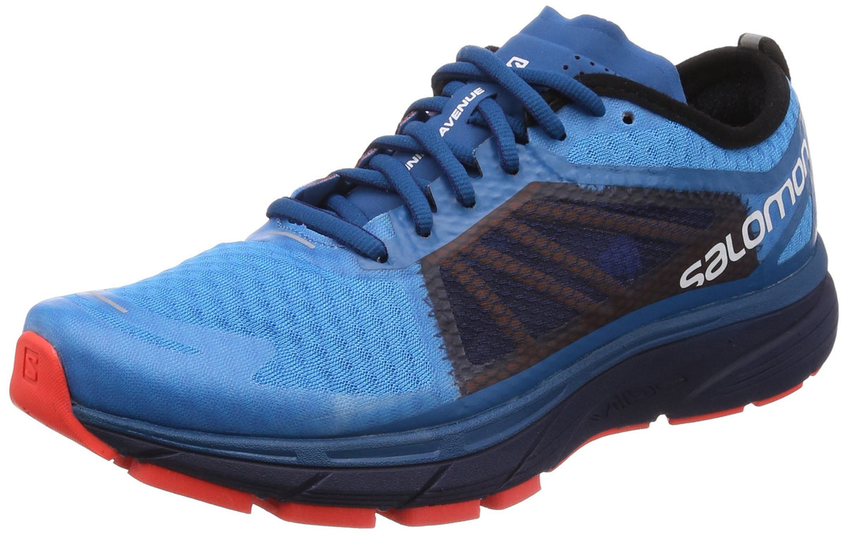 Salomon Sonic RA Running Shoes Hawaiian Surf/Medieval Blue/Coral Mens Sz 10