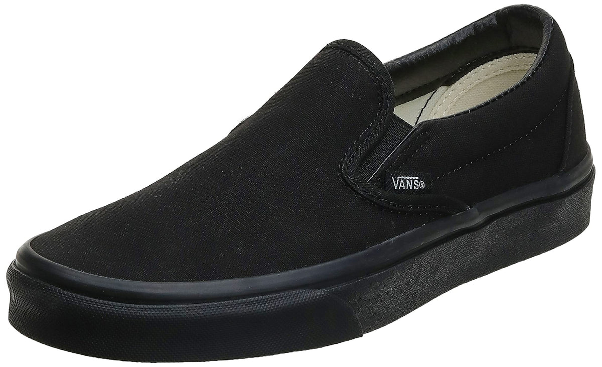 Vans Slip On, Black/Black, Size 11.5 Men/ 13 Woman