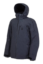 Spyder Men's Leader Gore-TEX Insulated Ski Jacket, Novelty Ebony, Small