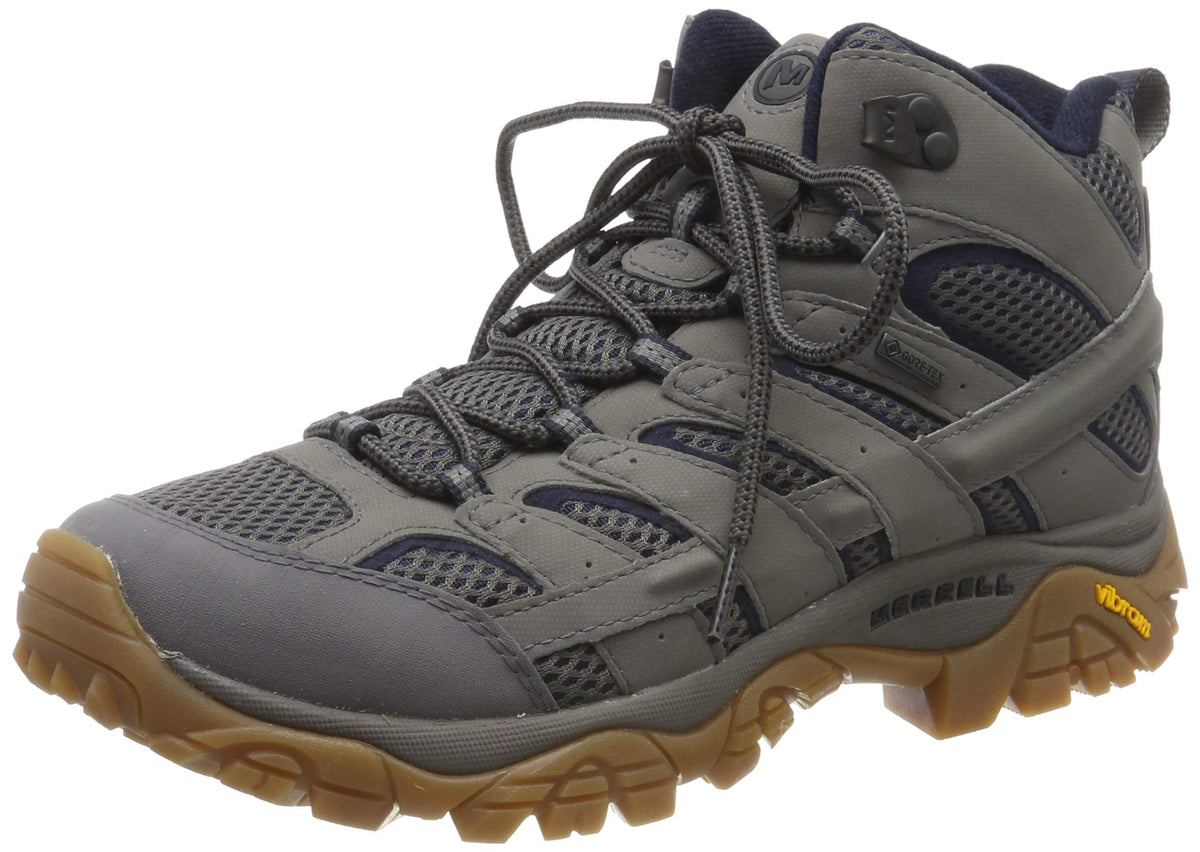 Merrell womens High Rise Hiking Boots, Grey Charcoal, 8 US