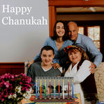 Majestic Giftware Ceramic Chanukah Candles - Butterfly & Floral Menorah (RM-MEN24) | Fits Standard Candles | Durable & Long-Lasting Quality | Hanukkah Menorah (12" x 4" x 4")