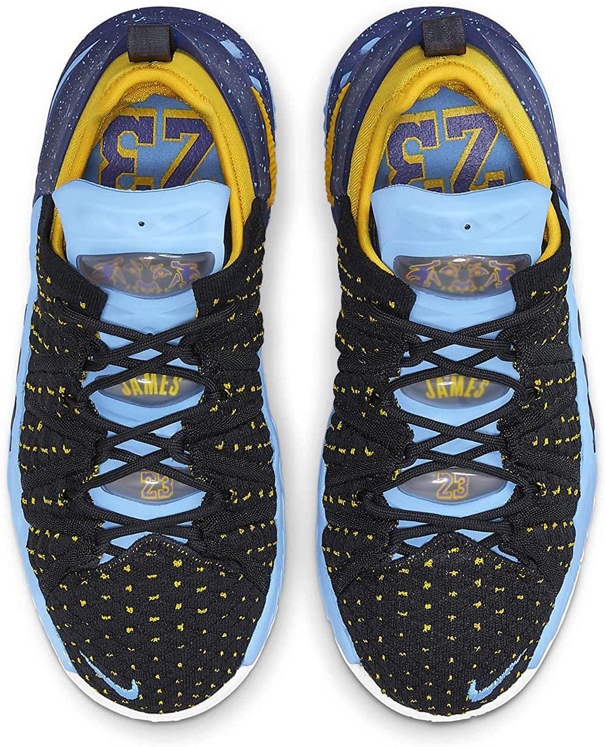 Nike Boy's Lebron XVIII (Big Kid) Black/University Gold/Coast/Concord 6.5 Big Kid M