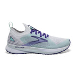 Brooks Women’s Levitate StealthFit 5 Neutral Running Shoe - White/Navy Blue/Yucca - 10