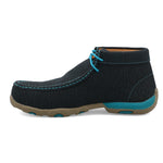 Twisted X Women's Work Chukka Driving Moc, Dark Teal & Turquoise, 10