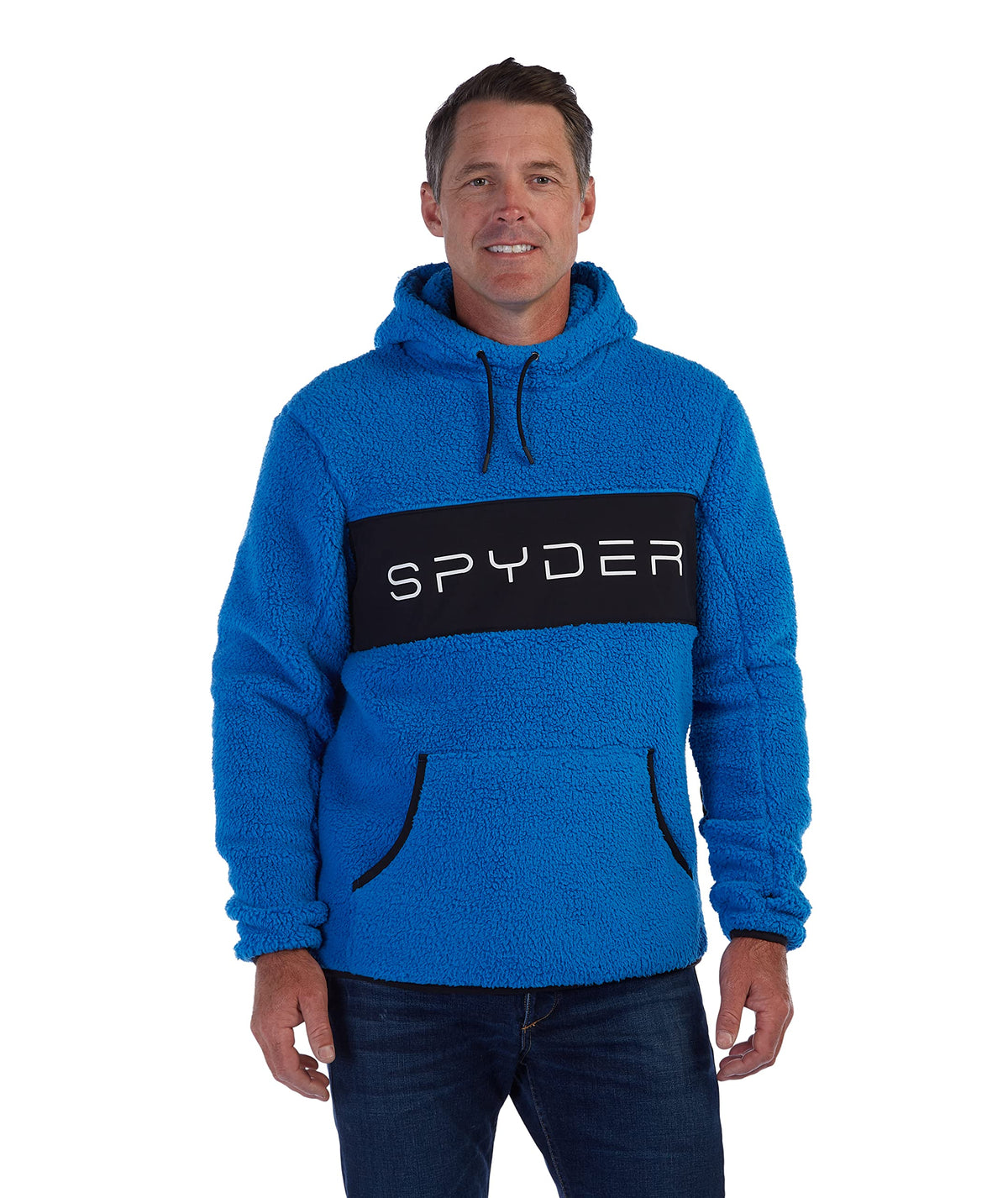Spyder Men's Vista Hoodie Fleece Jacket, Collegiate, Large