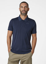 Helly-Hansen Mens HH LIFA Active Solen Short Sleeve Polo Shirt, 597 Navy, Small