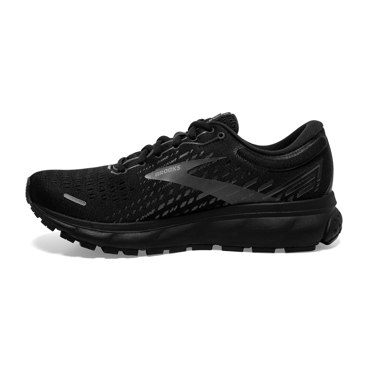 Brooks Women's Ghost 13 Running Shoe - Black/Black - 6.5 Narrow