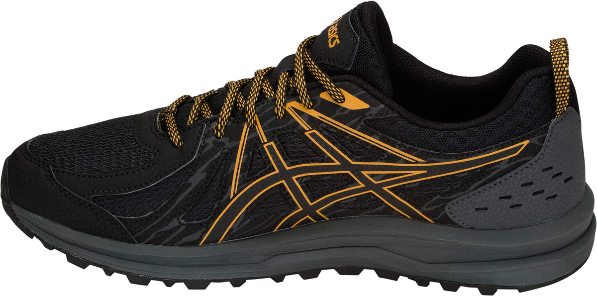 ASICS Men's Frequent Trail Running Shoes, Black/Black, 14