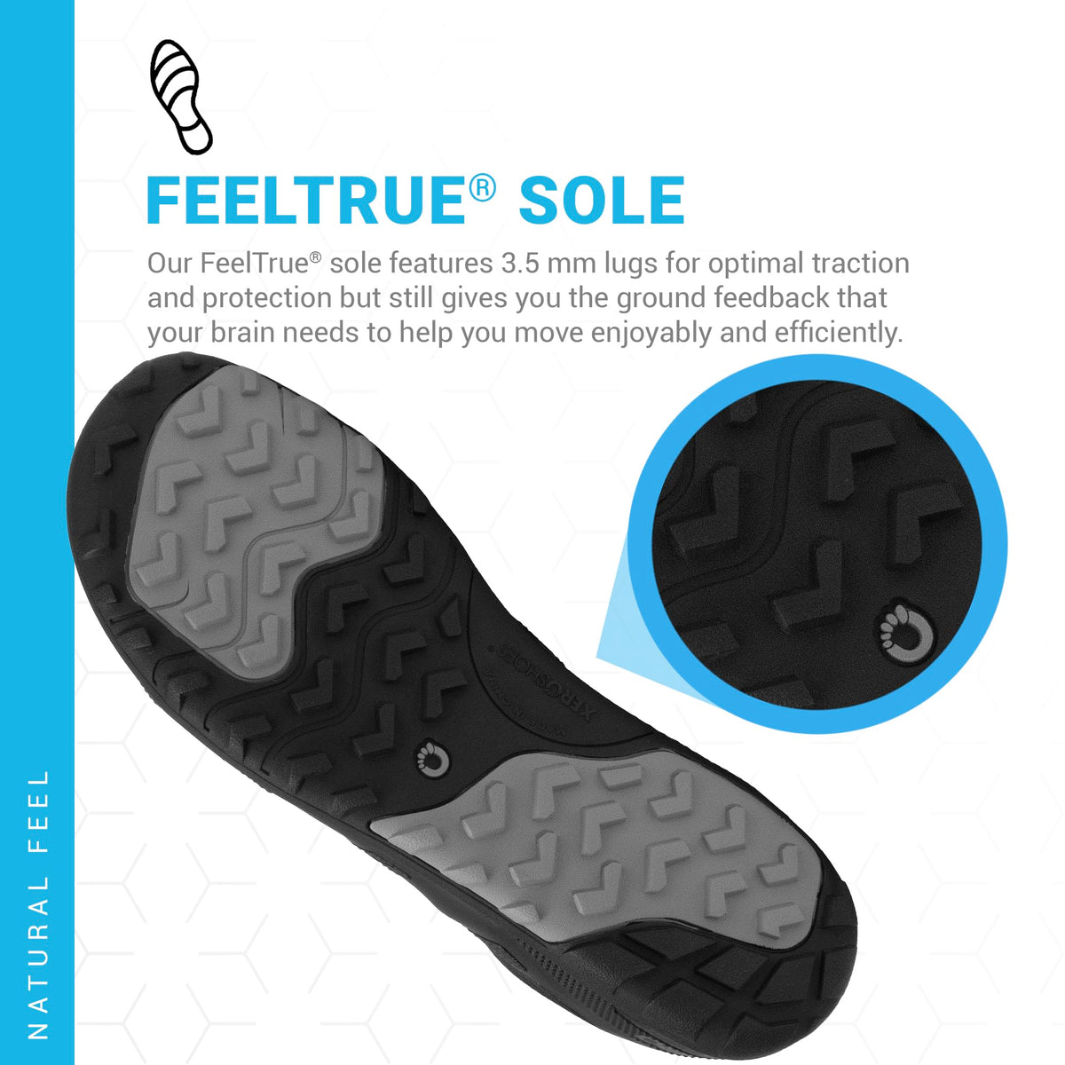 Xero Shoes Men's Mesa Trail Barefoot Trail Run Shoes, Black, 8.5