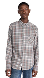 rag & bone Men's Fit 2 Yokohama Plaid Shirt, Stnpld, M