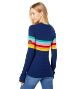 Obermeyer Donna Crew Neck Sweater Small Navy