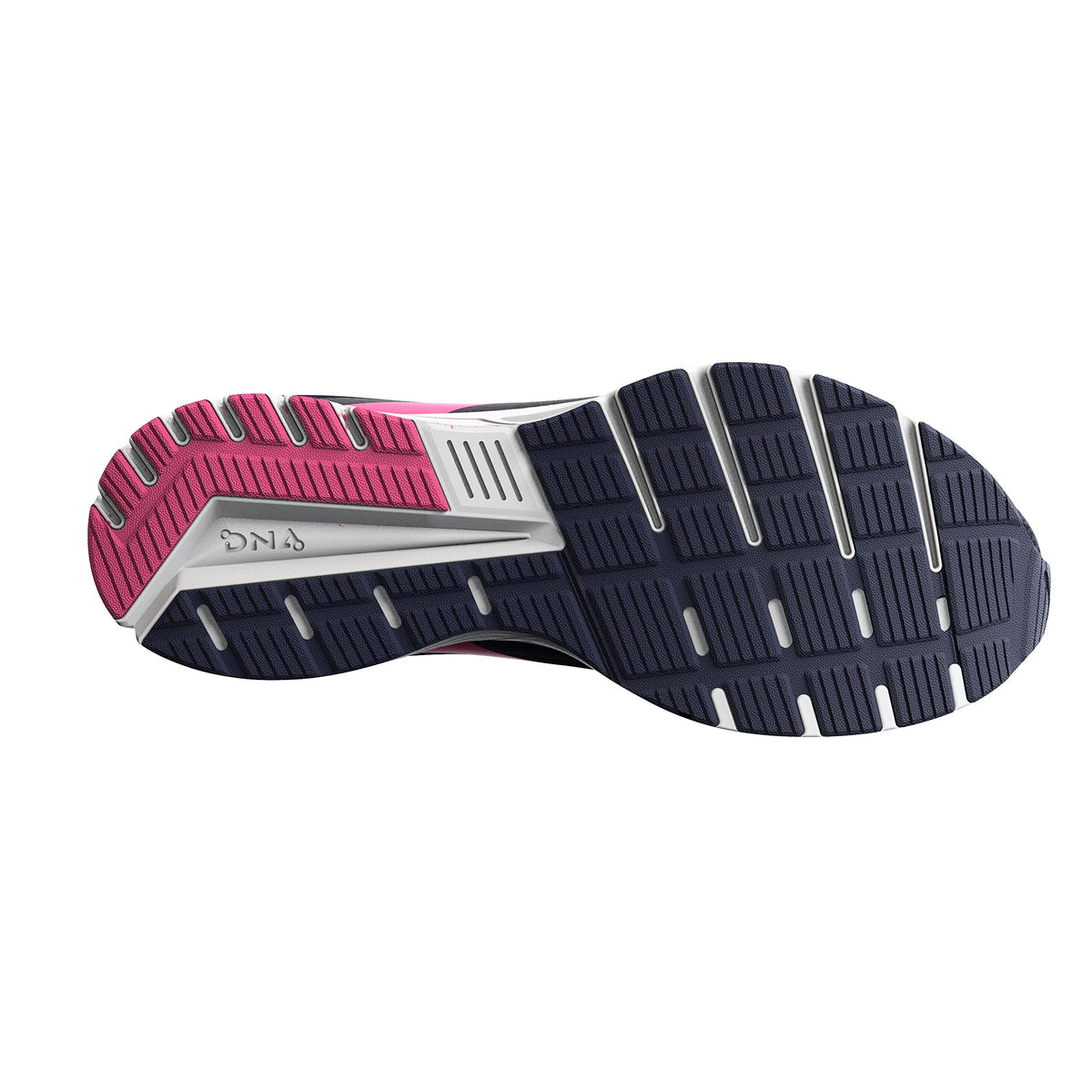 Brooks Women's Signal 3 Running Shoe - Peacoat/Amparo Blue/Pink - 8 Medium