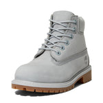 Timberland Toddler 50th Edition Premium 6-Inch Waterproof Boot, Light Grey Nubuck, 9