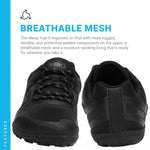 Xero Shoes Men's Mesa Trail Barefoot Trail Run Shoes, Black, 8.5