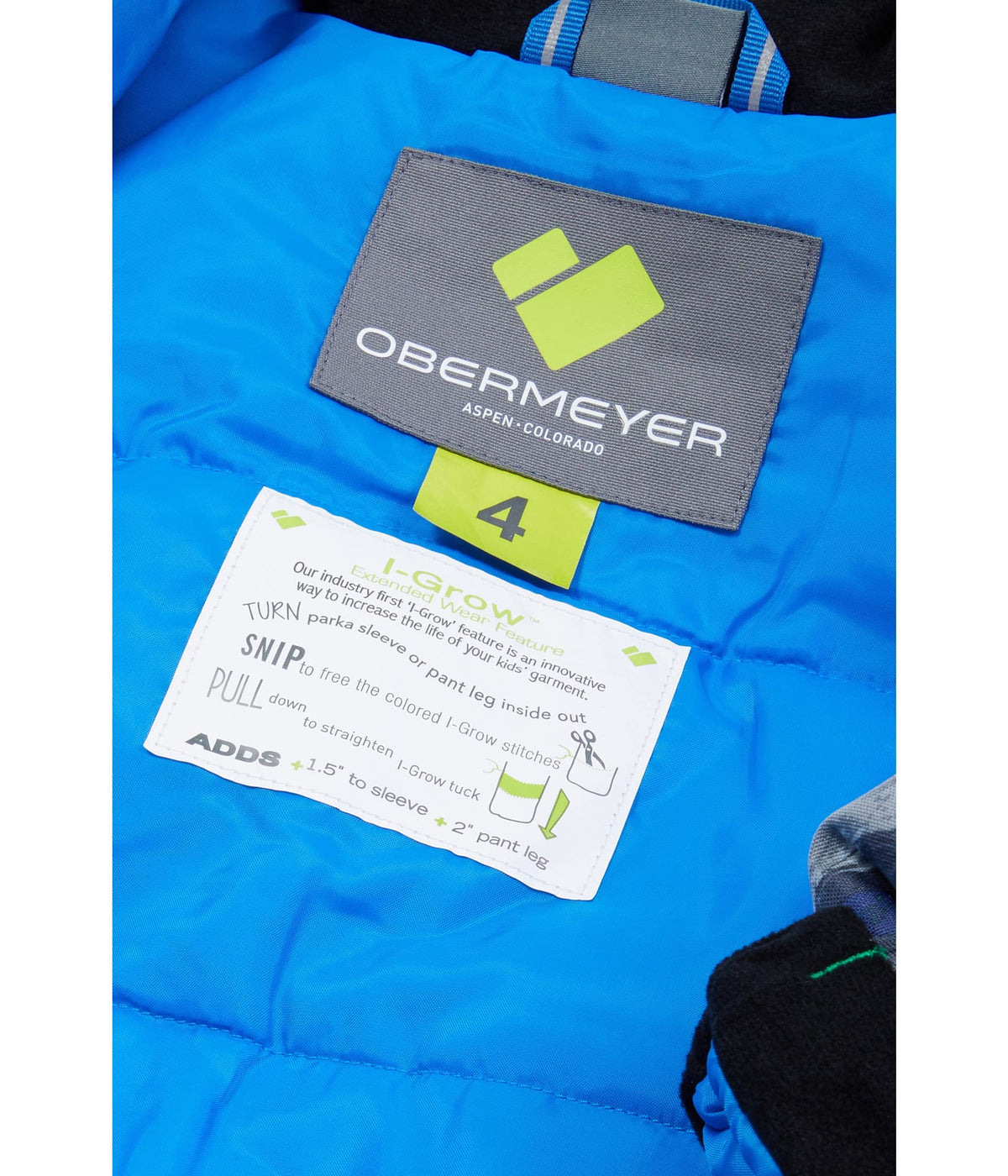 Obermeyer Kids Orb Jacket for Toddler, Little, and Big Kids - Fleece Chin Warmer, Interior Stash Pocket, and Cosy Jacket Paintball 8 Big Kid One Size