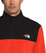 The North Face Men's TKA Glacier Quarter Zip Large Flare/TNF Black