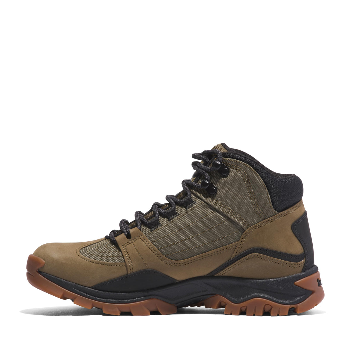 Timberland Men's Mt. Maddsen Waterproof Mid Hiking Boot, Olive Nubuck, 8.5 Wide