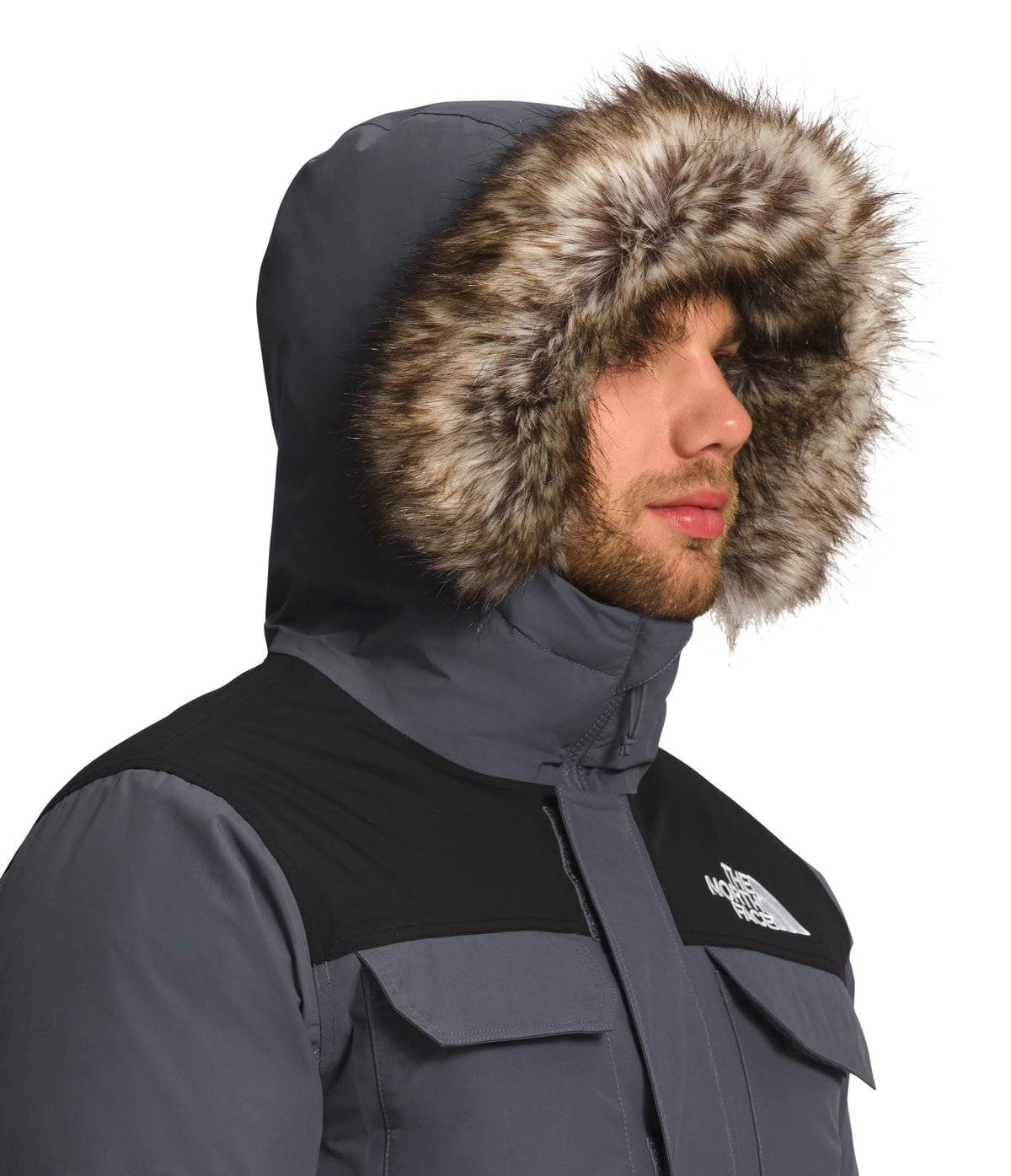 THE NORTH FACE Mcmurdo Bomber Mens Jacket Vanadis Grey Sz L