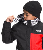 THE NORTH FACE Boys' Freedom Extreme Insulated Jacket, TNF Black TNF Brushstroke Print, X-Large