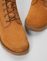 Timberland Women's Linden Woods 6 Inch WR Fashion Boots, Rust Nubuck, 7