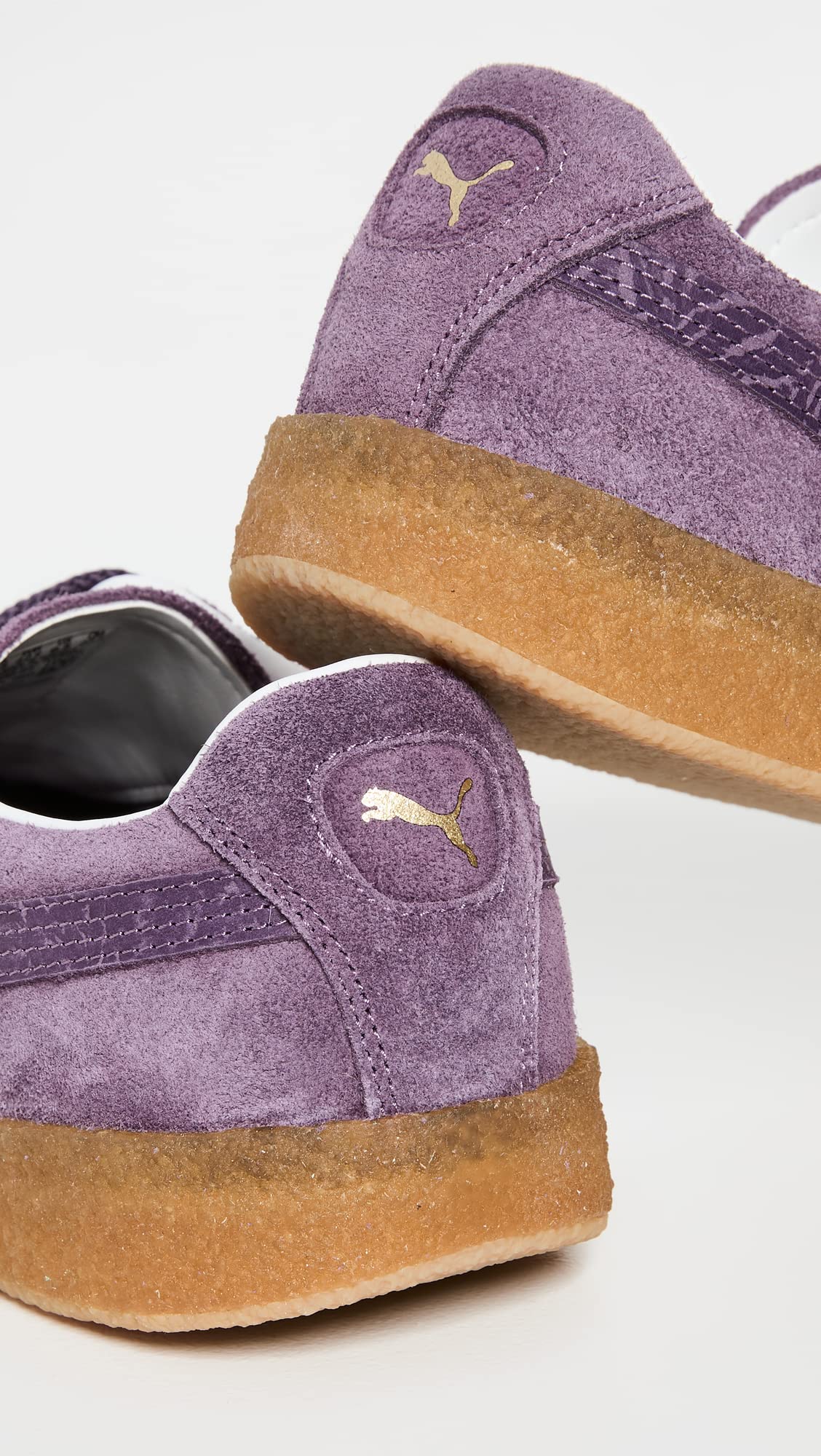 PUMA Select Men's Suede Crepe SC Sneakers, Sweet Grape/Plum Purple/White, 8.5 Medium US