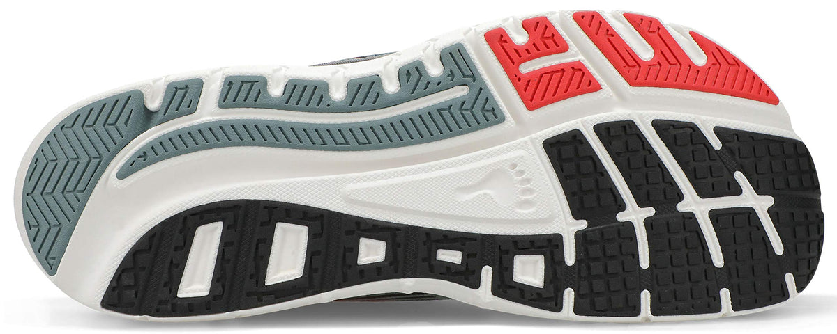 ALTRA Men's Provision 5 Road Running Shoe, Light Gray/Red, 8