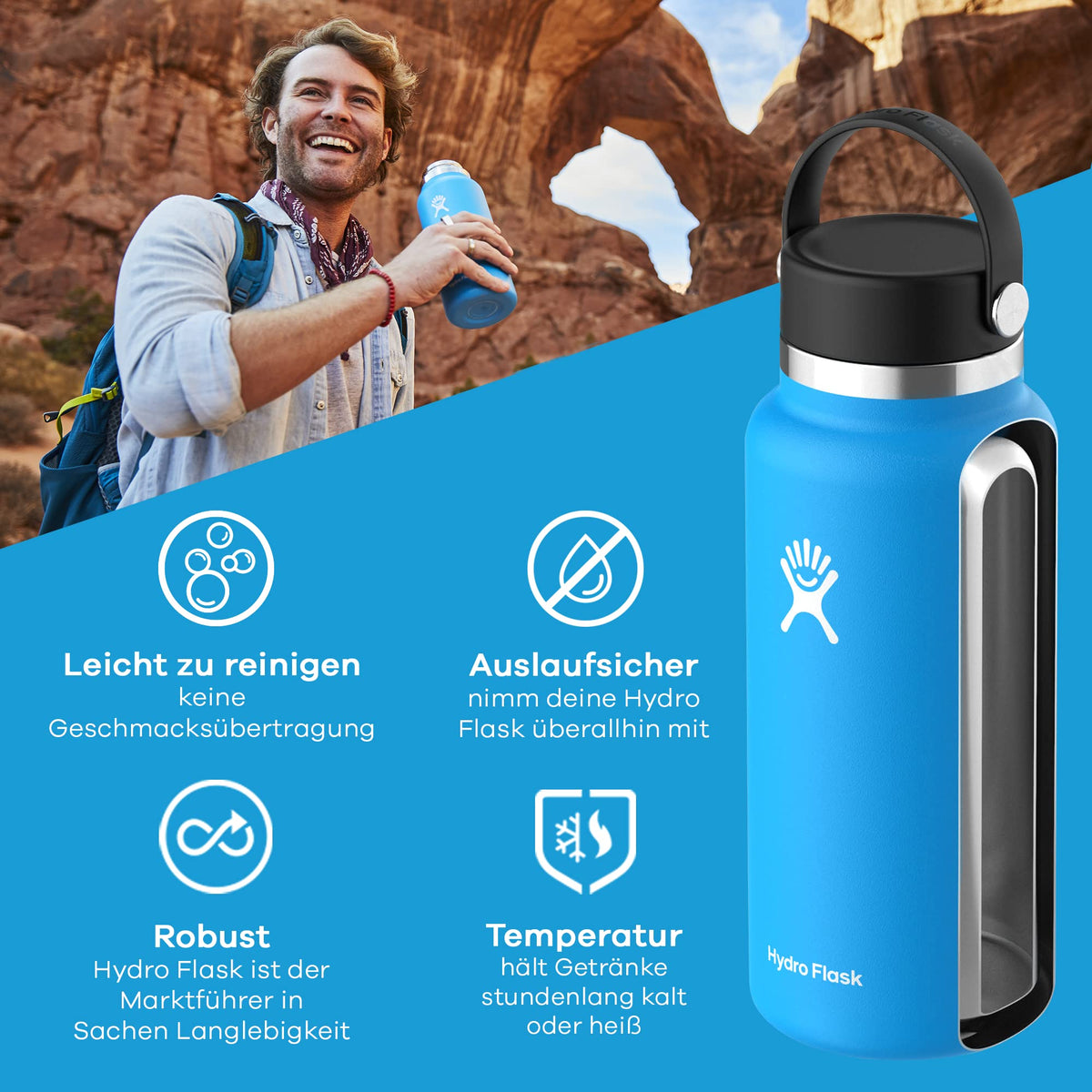 Hydro Flask Wide Mouth Bottle with Flex Cap