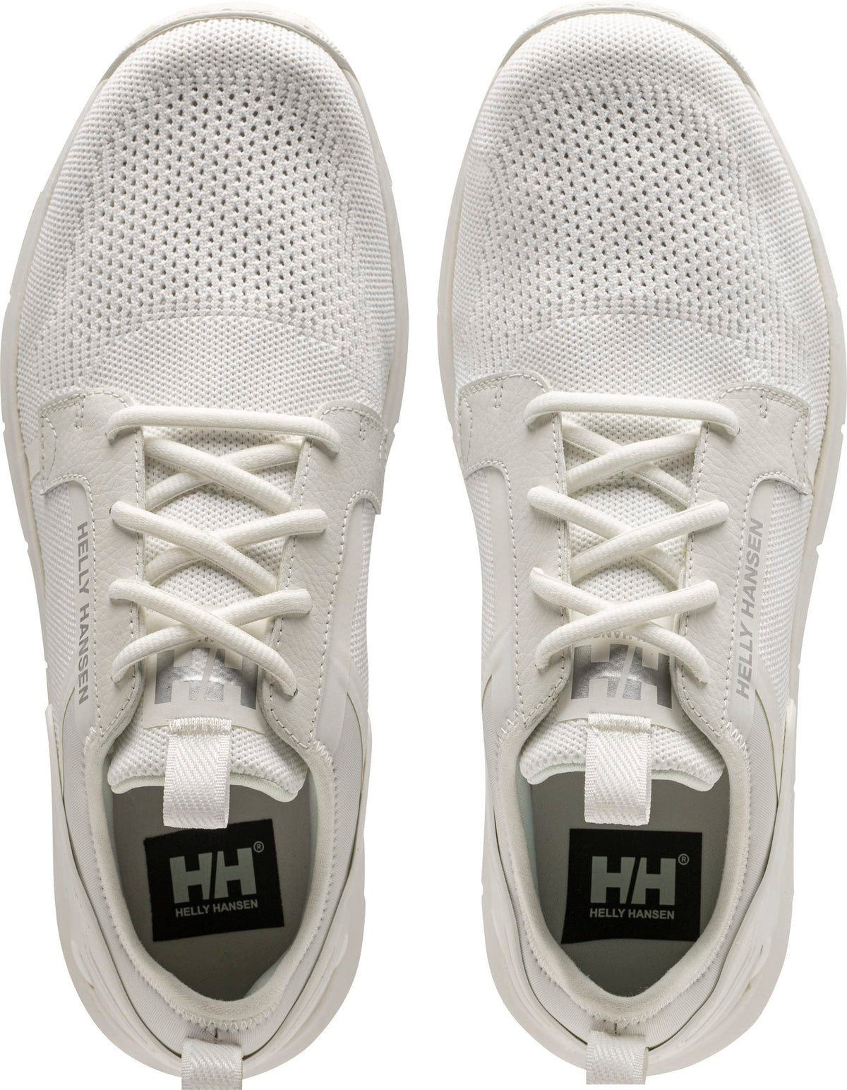 Helly-Hansen Men's Henley Lightweight Breathable Sailing Watersports Shoes, 001 White/Metallic Silver - 9