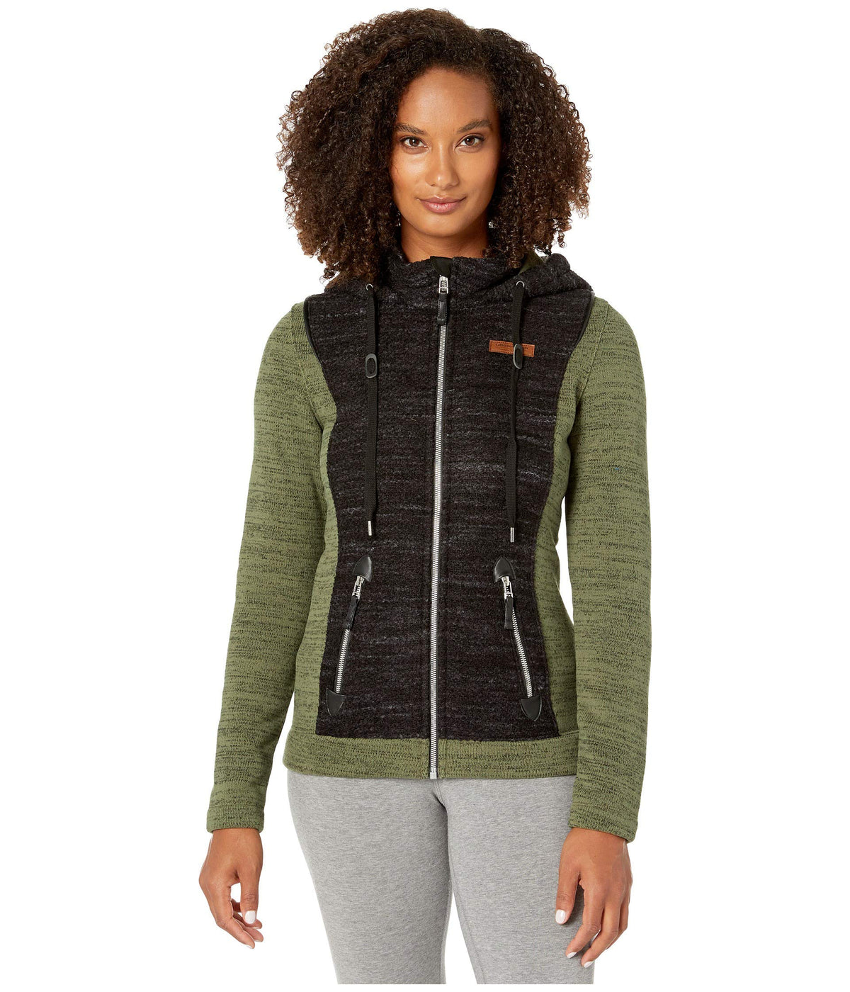 Obermeyer Ella Fleece Jacket Military Time SM