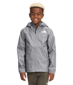 THE NORTH FACE Boy's Zipline Rain Jacket (Little Kids/Big Kids) Meld Grey MD (10-12 Big Kids)