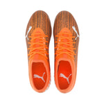 PUMA Men's Football Shoe 10.5 Shocking Orange Puma Black