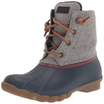 Sperry Women's Saltwater Rain Boot, Grey, 6.5