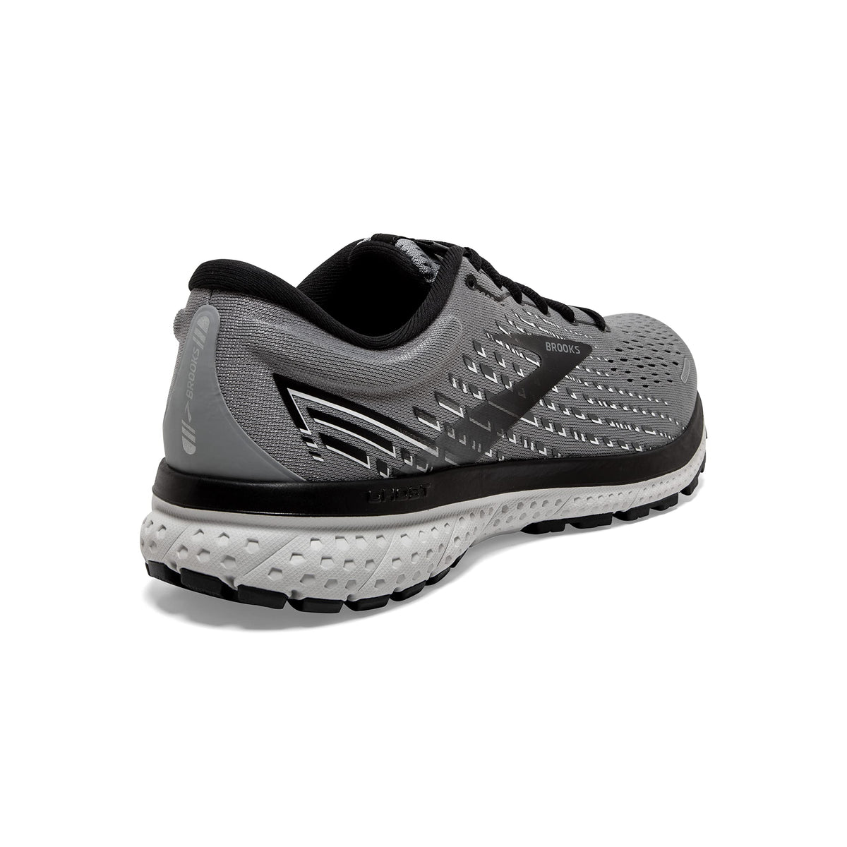 Brooks Men's Ghost 13 Running Shoe - Primer Grey/Pearl/Black - 11 Wide