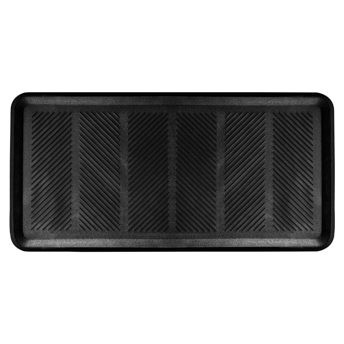 SafetyCare Rubber Shoe & Boot Tray - Multi-Purpose - 32 x 16 Inches - 1 Mat