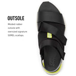 Sorel Women's Kinetic Impact Sandals - Black - Size 8.5