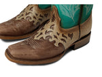 Corral Boots Z5131 Brown/Turquoise 8.5 B (M)