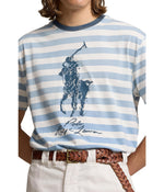 Polo Ralph Lauren Men's Classic Fit Big Pony Jersey T-Shirt Vessel Blue/Nevis Small