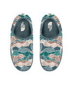 THE NORTH FACE Women's Thermoball Insulated Traction Mule V Shoe, Porcelain Green Mountain Camo Print/Goblin Blue, 11