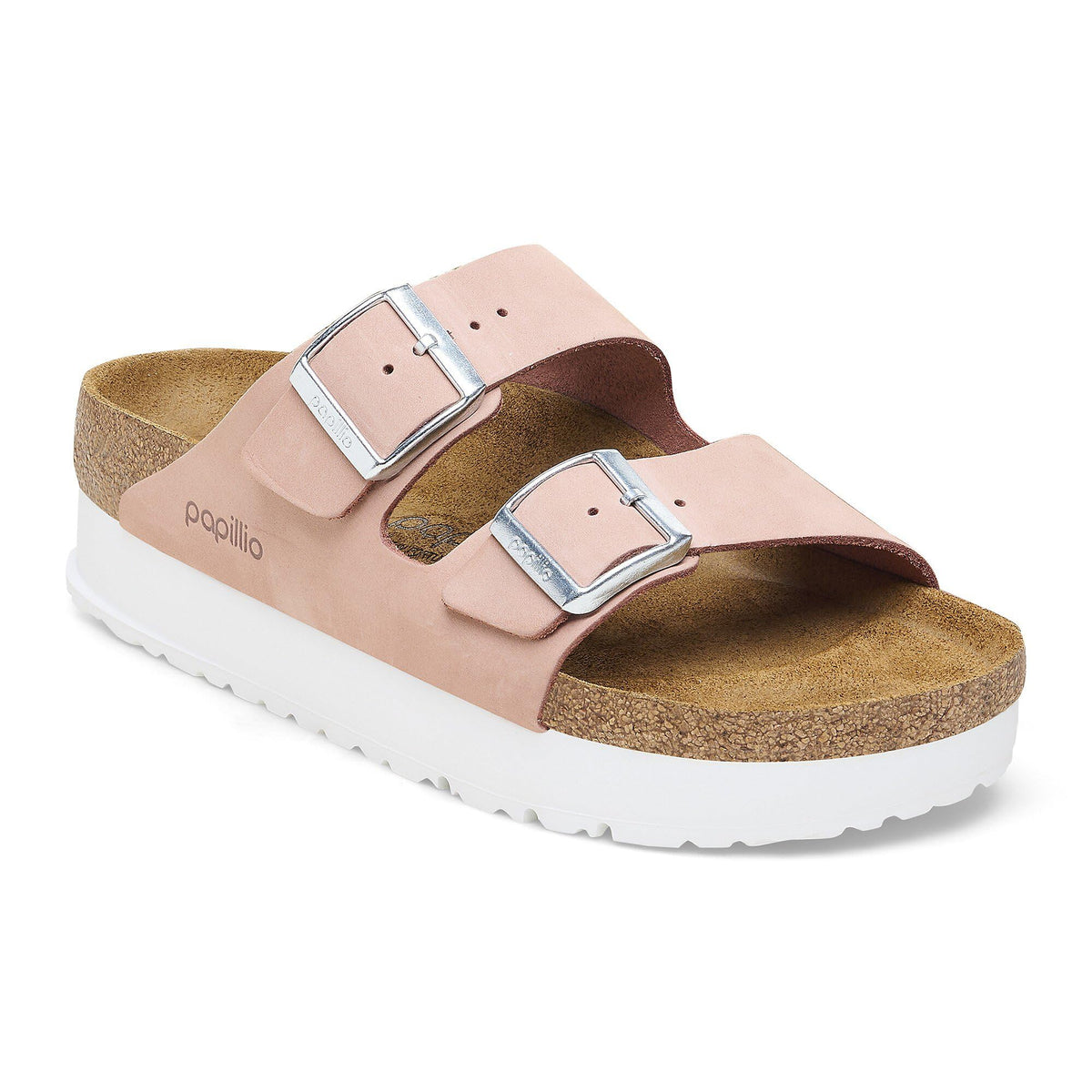 Birkenstock Women's Arizona Platform Flex Sandals, Soft Pink, 6 Medium US