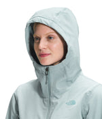 THE NORTH FACE Women's Shelbe Raschel Fleece Hooded Jacket (Standard and Plus Size), Silver Blue Heather, Medium