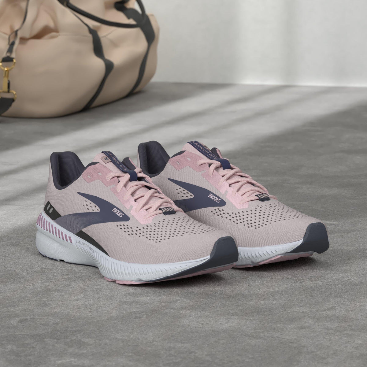 Brooks Launch GTS 8 Primrose/Ombre/Metallic 10 B (M)